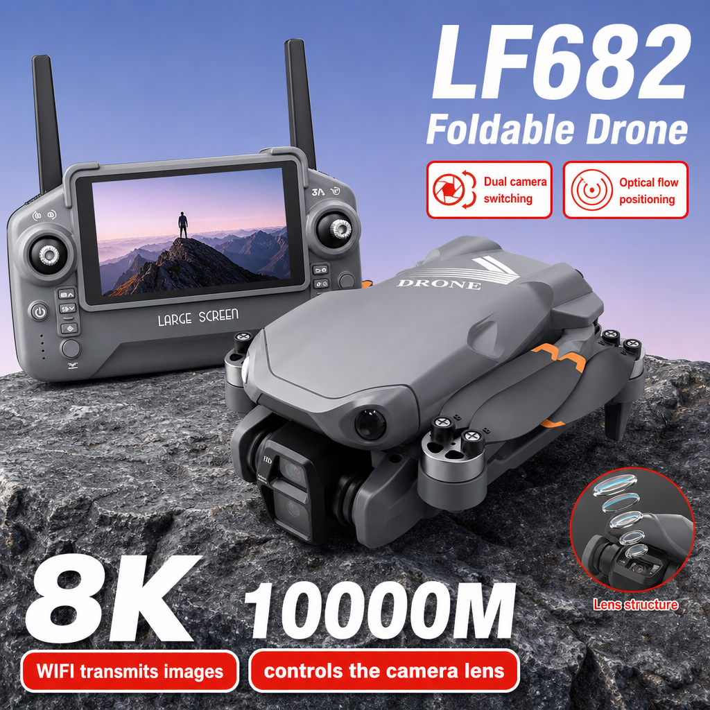 Drone Battery Adapter - Drone Aéreo LF682 com Câmeras Duplas