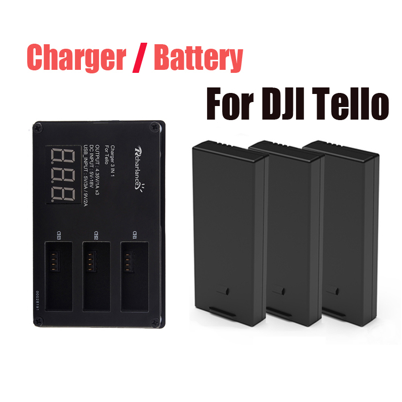 Drone Power Bank - Bateria dji tlello original/drone tello carregador
