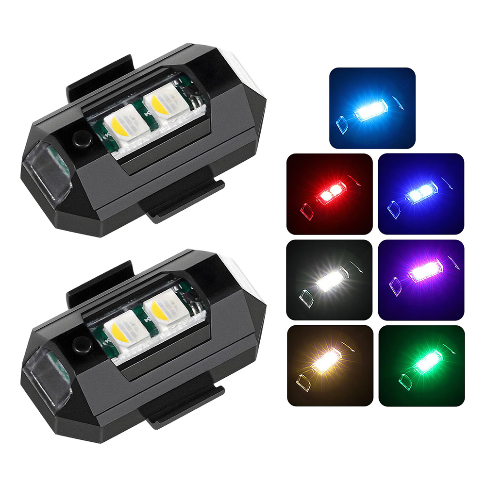 Drone Strobe Light - 2 pces mini luzes estroboscópicas led