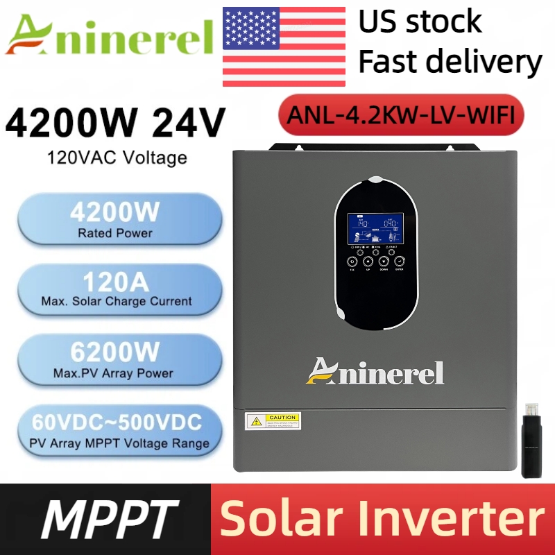 Drone Solar Charger - Inversor Solar Híbrido Aninerel US 110-120V