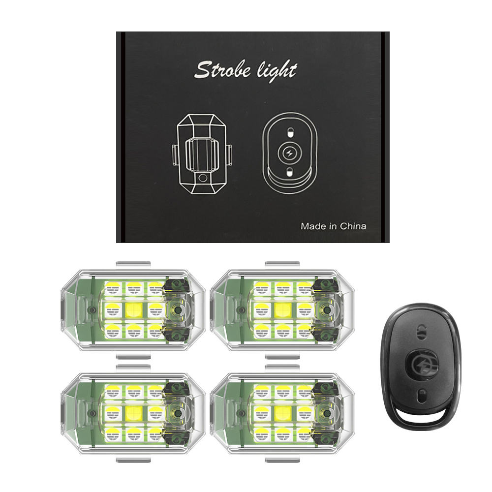 Drone Strobe Light - 1/2/4 pces sem fio led drone