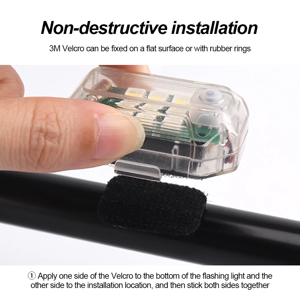 Controle remoto sem fio led ae - Drone Strobe Light avaliação e preço