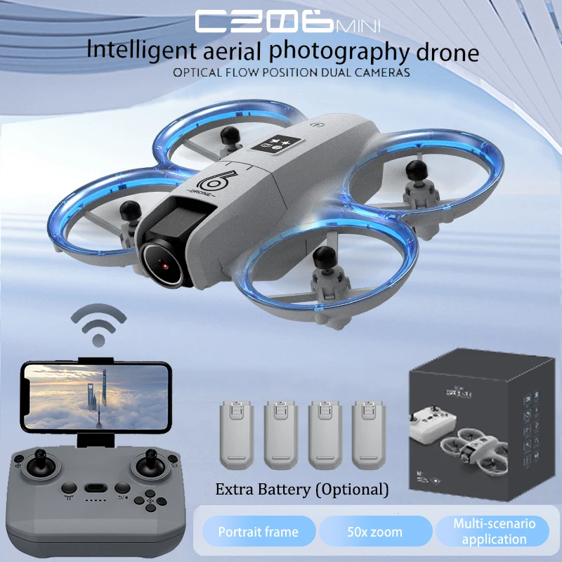 CZ06 Mini RC Quadcopter Drone  - Drone Remote Controller Lanyard avaliação e preço