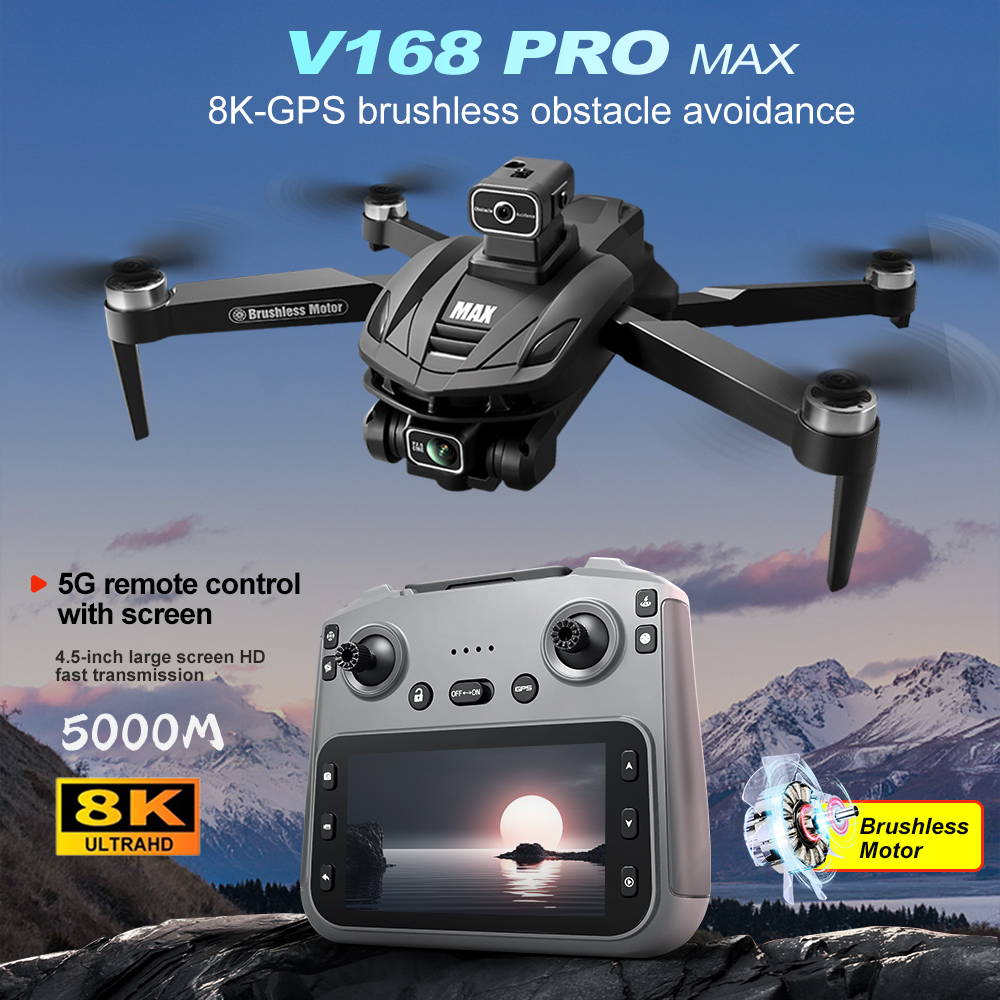 V168 PRO Max GPS Drone 8K Prof - Drone Battery Adapter avaliação e preço