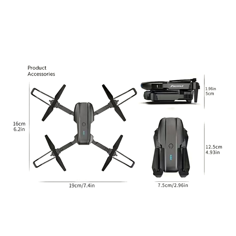 Drone RC Mini FACEGLE UAV E99, - Drone Remote Controller Lanyard avaliação e preço