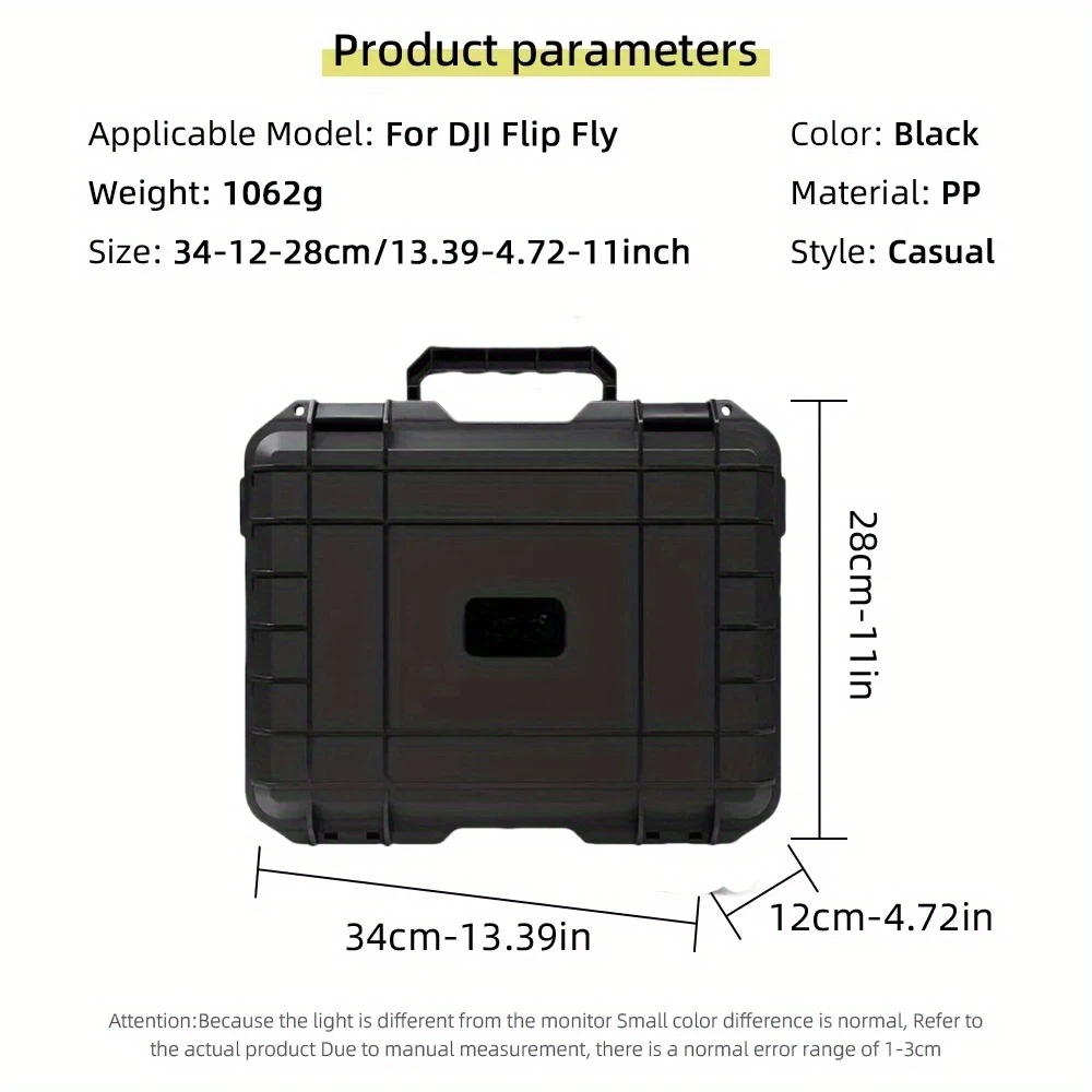 Para DJI Flip estojo rígido de - Drone Carrying Case avaliação e preço