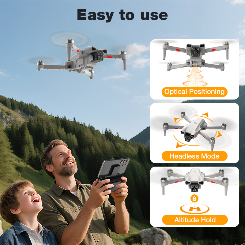 NOVO Drone L017 Pro Brushless  - Drone Battery Adapter avaliação e preço