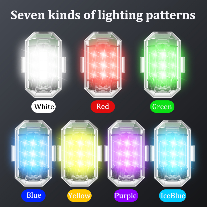 1/2/4 pces sem fio led drone l - Drone Strobe Light avaliação e preço
